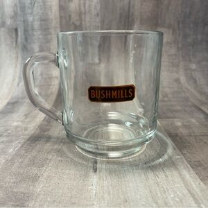 Bushmills Irish Coffee Clear Glass Mug Coffee Cup 10oz Clear Luminarc VTG